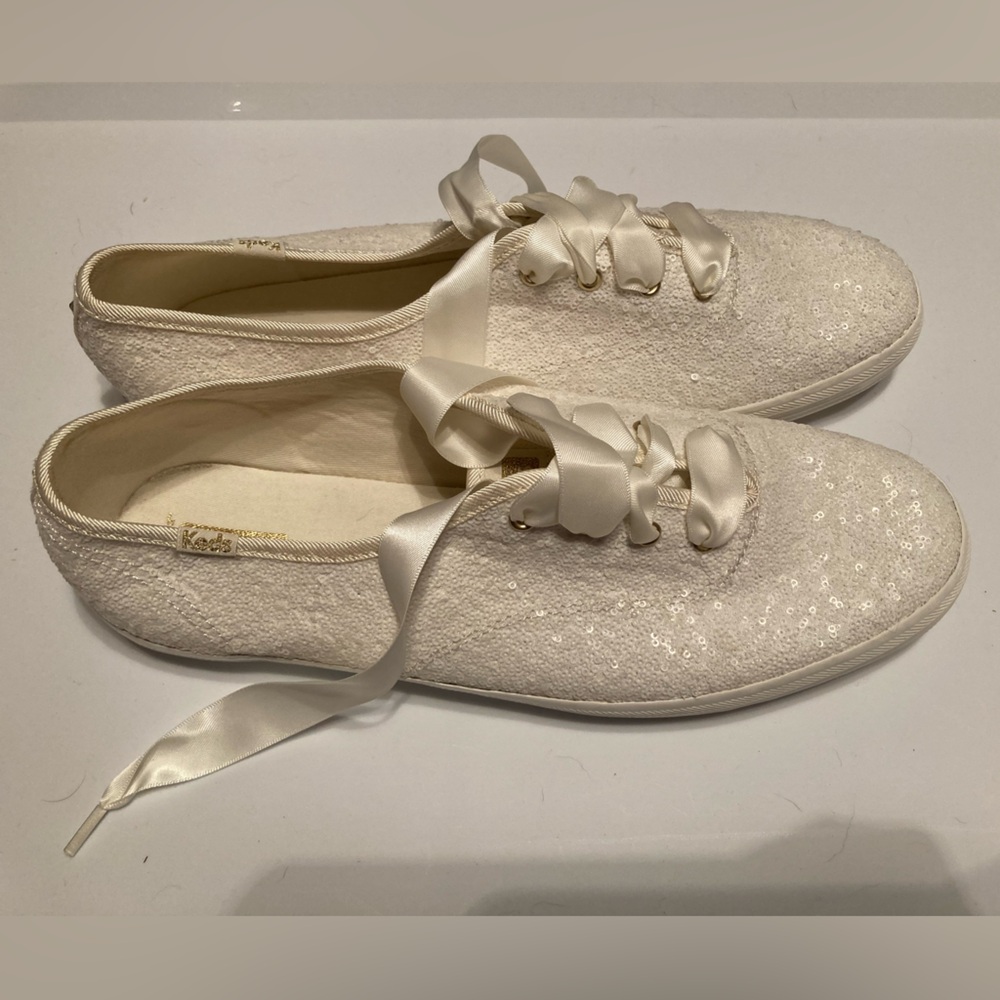 Off-White Sequins Glitter Keds